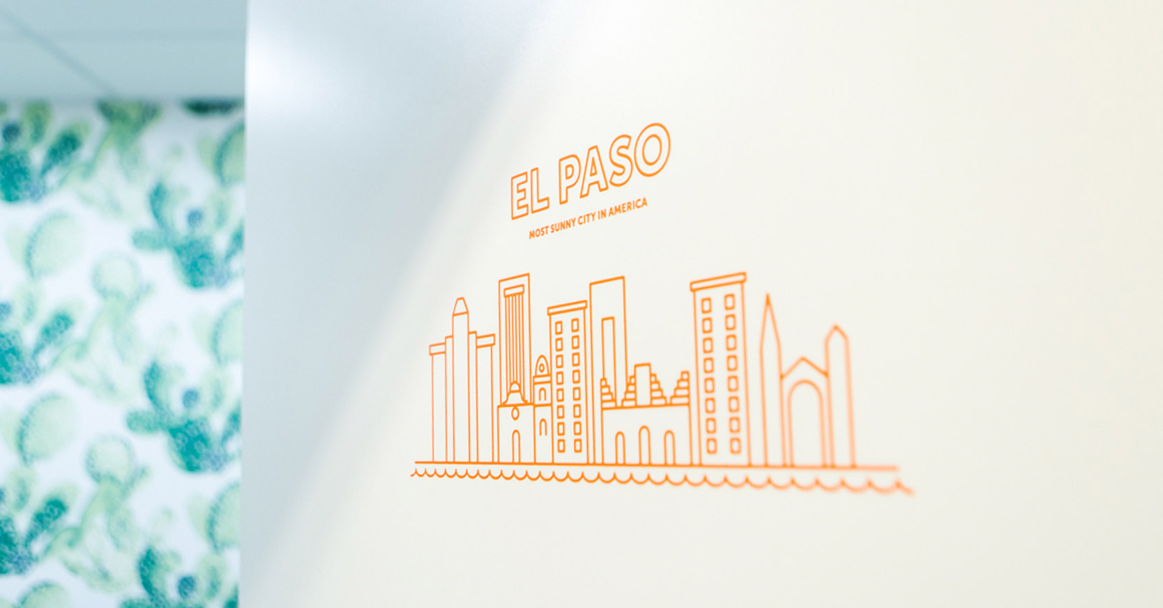 Office branding stickering
